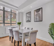 Dining Space at Two bed Apartment London City by MySquare