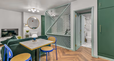 DIning Space in Studio at Lower Ground Floor Kensington by MySquare