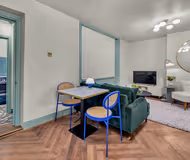 Living Space in Studio at Lower Ground Floor Kensington by MySquare