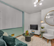 Living Space in Studio at Lower Ground Floor Kensington by MySquare