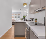Kitchen in Studio at Camden Road Serviced Apartments by MySquare