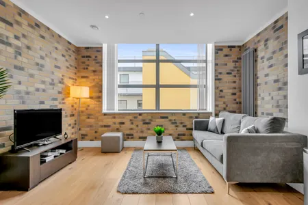 Living area - 1 bed apartment