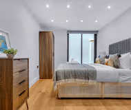 Bedroom at Dalston Apartment by MySquare
