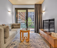 Living area - 1 bed apartment