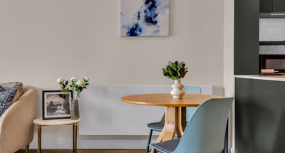 Dining Area in 1 Bed Apartment at Wembley Park by MySquare