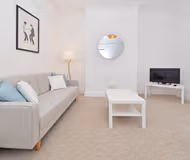 Living room at Walthall House