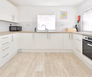 Fully equipped kitchen at Walthall House