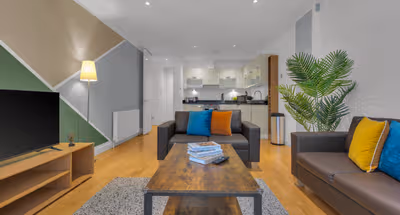 Living area at Farringdon Residences by MySquare
