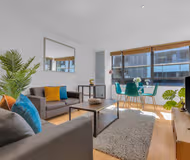 Living area at Farringdon Residences by MySquare