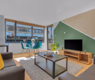 Living area at Farringdon Residences by MySquare