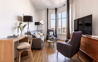 Scandi-Style Apartment with Parisian Charm