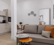 Living space - 1 bed apartment