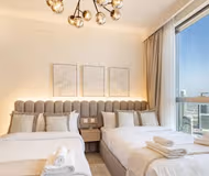 High Floor 2BR Burj View Serviced Apartment