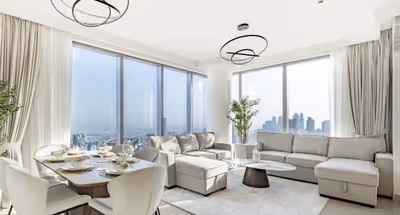 High Floor 2BR Burj View Serviced Apartment