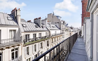 Top-Floor Paris Gem with Terrace, Champs-Élysées