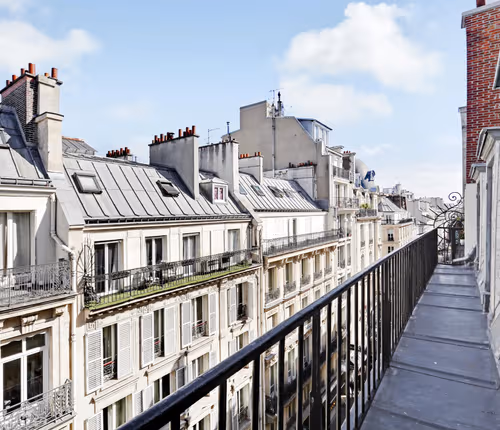Top-Floor Paris Gem with Terrace, Champs-Élysées