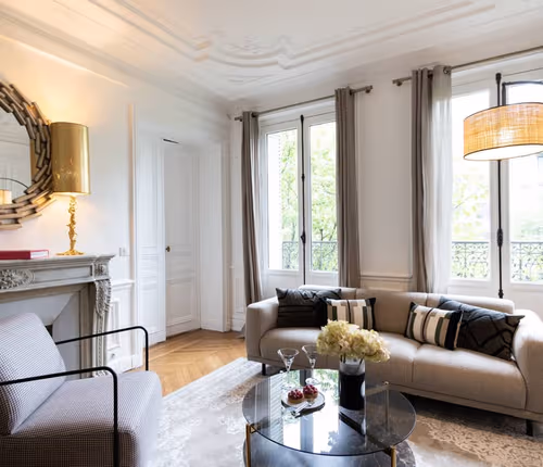 Ave Wagram- a four-bedroom reflecting the French glamour
