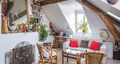Paris Loft with Terrace & Eiffel Tower View