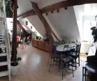 Paris Loft with Terrace & Eiffel Tower View