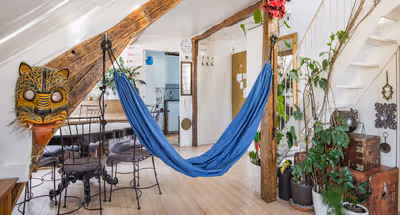 Paris Loft with Terrace & Eiffel Tower View