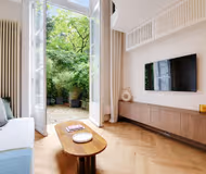 Quiet Parisian Gem with Private Terrace, Gym, and Pool near Saint-Germain