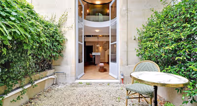 Quiet Parisian Gem with Private Terrace, Gym, and Pool near Saint-Germain