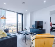 2-bed Apartment with City Views & Pool Access, Oxygen 3102