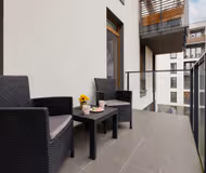 Modern Apartment on Instalatorów with Balcony – Ideal for 4 Guests