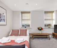Cosy bed at Apt 4 Eastgate House