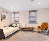 Living area at Apt 4 Eastgate House