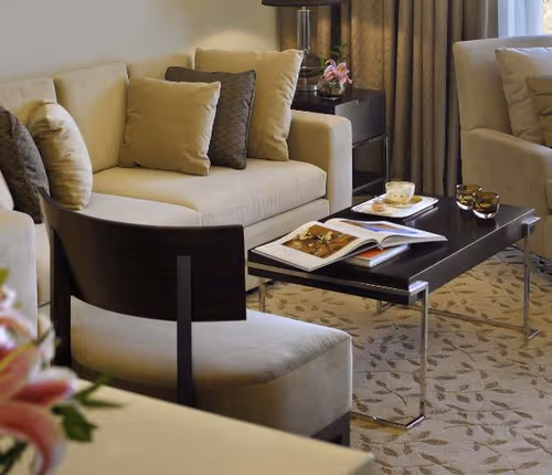 Living area at Downtown apartment