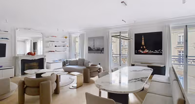 Luxury 3-Bedroom Apartment on Avenue Montaigne – Renovated & Furnished