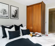 2 bed 2 bath flat in Canary Wharf with aircon on the 22nd floor