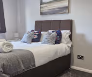 Double bed bedroom at Executive luxury Braintree home