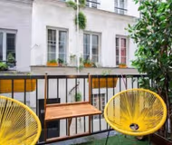 Le Marais Terrace Retreat – A Charming Parisian Hideaway
