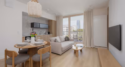 Nowoczesny Serviced apartment