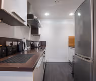 Fully equipped kitchen at 2 bed Manchester apartment