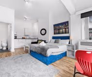 Cosy Leeds Studio Ensuite | Kitchenette