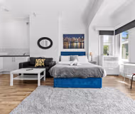 Cosy Leeds Studio Ensuite | Kitchenette