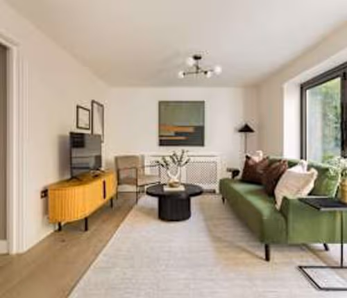 Sage Tones with Private Patio in Notting Hill