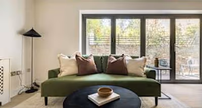 Sage Tones with Private Patio in Notting Hill