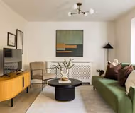 Sage Tones with Private Patio in Notting Hill