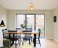 Stoke Newington Olive Velvet Three-Bed