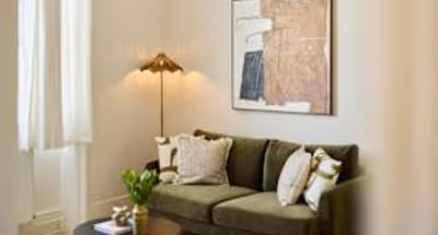 Olive Velvet & Marble in South Kensington
