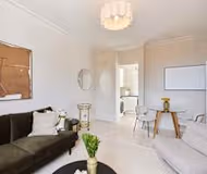 Olive Velvet & Marble in South Kensington