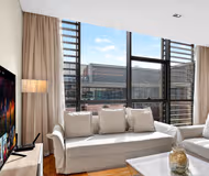 Sophisticated Urban Retreat with Skyline Views