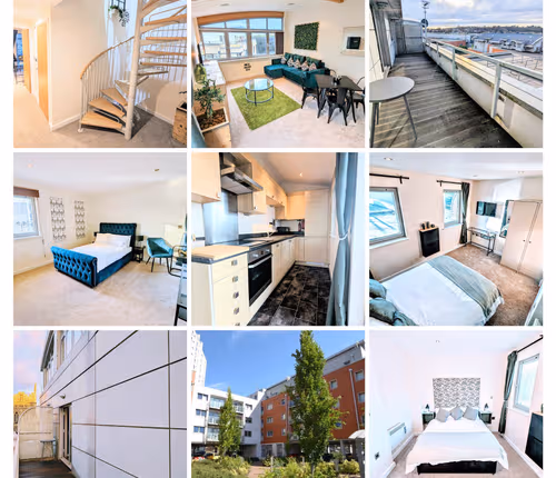 Luxury Central Penthouse: 2 Bed, secure parking