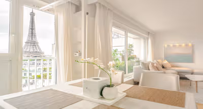Refined Parisian Retreat with Picture-Perfect Views of the Eiffel Tower