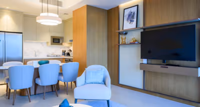 Premium Downtown 3-Bedroom Apartment with Balcony