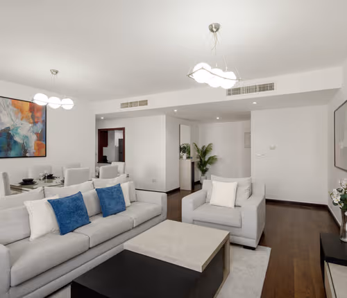 3 Bedrooms Seaview Luxury retreat with Maids room